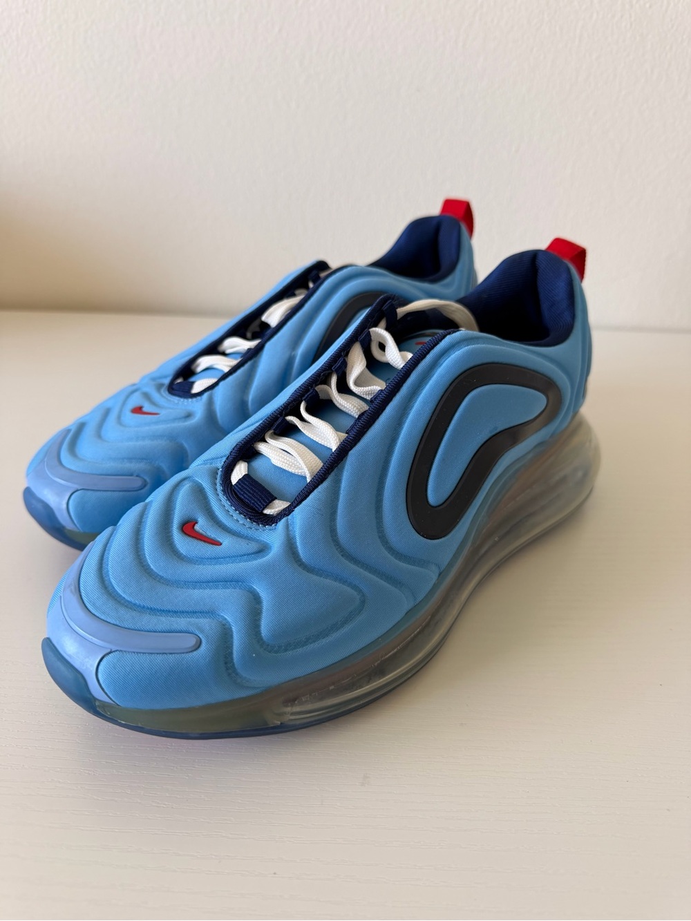 Nike Blue and Red Air Max 720 Sneakers Size 8.5 (25.5cm) - Picture 4 of 11